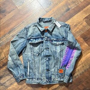 NWT Heron Preston x Levi's "Concrete Jungle" Denim Trucker Jacket